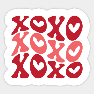 XoXo Valentines Day Gift Sticker